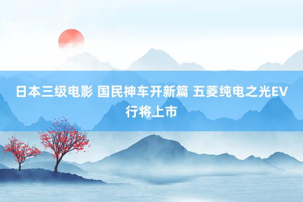 日本三级电影 国民神车开新篇 五菱纯电之光EV行将上市