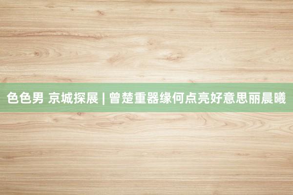 色色男 京城探展 | 曾楚重器缘何点亮好意思丽晨曦