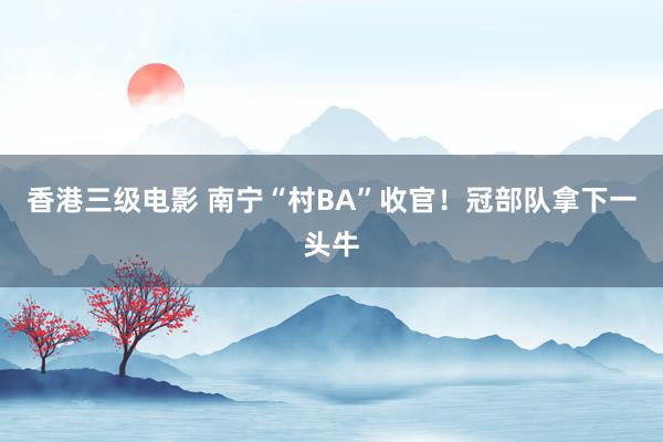 香港三级电影 南宁“村BA”收官！冠部队拿下一头牛