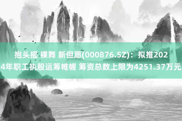 抱头摇 裸舞 新但愿(000876.SZ)：拟推2024年职工执股运筹帷幄 筹资总数上限为4251.37万元