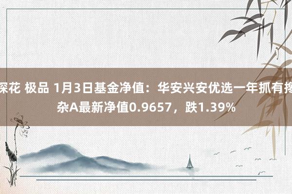探花 极品 1月3日基金净值：华安兴安优选一年抓有搀杂A最新净值0.9657，跌1.39%