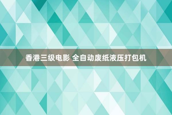 香港三级电影 全自动废纸液压打包机